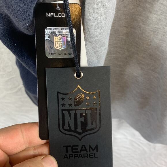 Ultra Game NFL Womens Soft Fleece Varsity Hoodie Sweatshirt XL - Picture 5 of 9